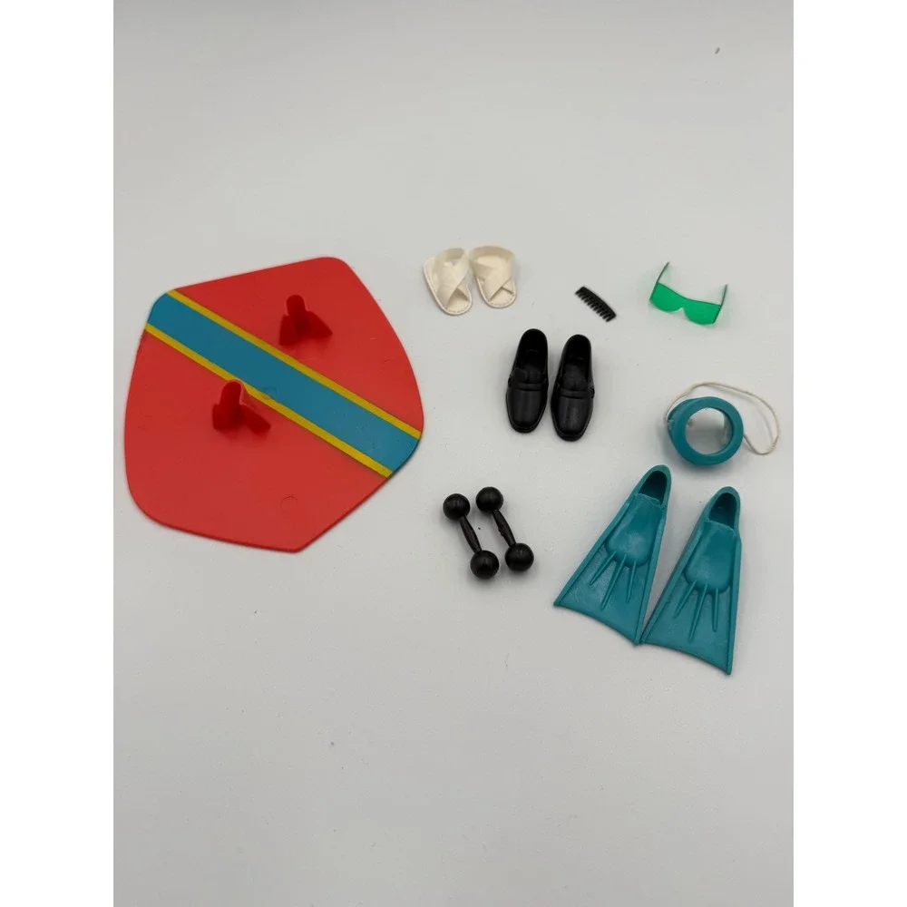 Vintage 1972 Mattel Barbie Ken‎ Brad Fashion Accessories Beach Beat #3384 HTF